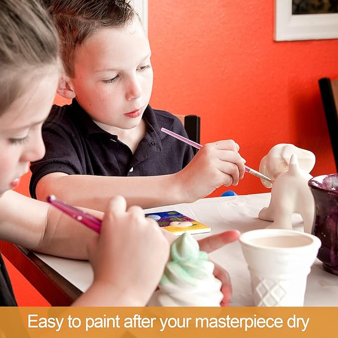 Natural Air Dry Clay- Self-Hardening Modeling Pottery Clay for Beginners Advanced Adults Sculpting Holiday Gifts for 3+ Years Kids (White, 5.5lb)