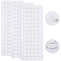JANYUN 225 Pieces Double Sided Sticky Dot Stickers Removable Round Putty Clear Sticky Tack No Trace Super Sticky Putty Waterproof Small Stickers for Wall Wood Ceramic Metal Plastic (10mm)