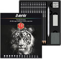 Sketch Pencils for Drawing, Drawing Pencils Set of 18, 10B–4H Graphite Pencil, Vinyl Eraser, Kneaded Eraser, Sharpener, Blending Stump,Sketch Set for Artists, Art Supplies.