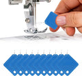 LB 2025 Sewing Machine Needle Threader 10Pc Blue Universal Square Metal Hand & Machine Threader Tool Durable Quick Insertion Kit with Ergonomic Design for Home/Professional Tailors