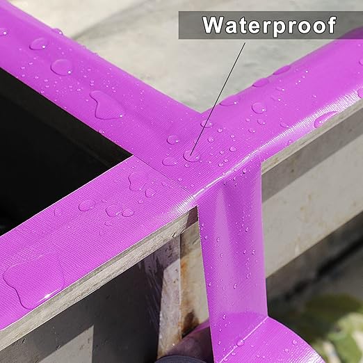 BOMEI PACK Duct Tape Heavy Duty,2 Inch x 60 Yards,Waterproof and Tear by Hand,Strong Strength,Residue Free,Flexible and All Weather-Value for Repair,Home and Professional Use (Purple)