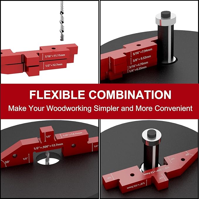 Setup Blocks Woodworking, 14 Pcs Precision Aluminum Router Table Setup Bars(Each Block has Different Thickness), Set up Blocks for Woodworking and Router Table Saw Accessories