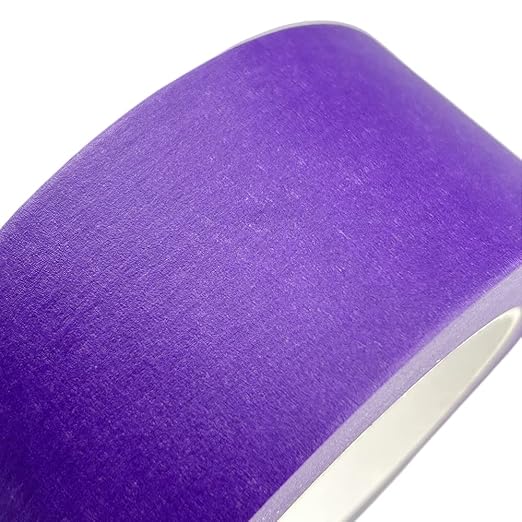 2 Inch Purple Wide Masking Tape, Purple Painters Tape for Home, Office, School Stationery, DIY Art, Crafts, Labeling (2 Inch X 55 Yard)