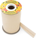Mandala Crafts 1/2 Inch Single Fold Bias Tape for Sewing, Quilting, Piping, Hemming, Blanket & Quilt Binding – 55 Yards Khaki Fabric Seam Binding Tape