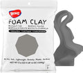 BOHS Gray Modeling Foam Clay - 1.1 Lbs, Squishy,Soft, Air Dry -for Flower Mirror,Cosplay,Fake Bake, Slime Supplies-500g
