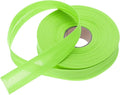 MECCANIXITY 1 Inch Single Fold Bias Tape Polyester Continuous Bulk Bias Tape for Sewing,Seaming Quilting Hemming Binding Crafts (Fruit Green 25 Yards)