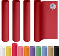 Red Kraft Paper Rolls 36" x 2160" (180 feet), Pack of 4 - USA-Made Craft Paper Roll 50lb Thickness for Art, Gift Wrapping & Moving - High-Density Roll for School by IDL Packaging