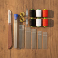 37 Pcs Big Eye Steel Sewing Needles Kit - Threader and Needle Repair Kit, Stainless Steel Needles for Hand Sewing - Portable DIY Craft Kit, Suitable for Beginners and Everyday Use