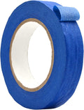 WOD MTC5 Colored Masking Tape, Blue, 1 inch x 60 yds. Colorful Teacher Painters Tape for Fun DIY Art & Crafts, Lab Labeling, Writable & Classroom Decorations