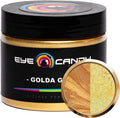Eye Candy Pigments Premium Gold Mica Powder - Golda Gold (50gr) - for Epoxy, Resin, Soap, Paint, Woodworking, Acrylic Pouring, Bath Bombs, Fishing Lures - DIY Arts and Crafts Additive