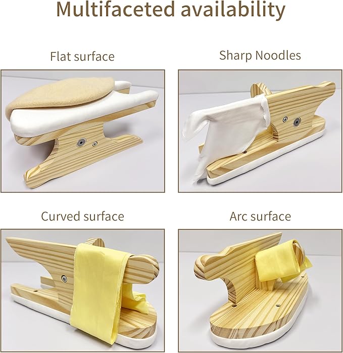 Tailors Board Various Pressing Surfaces, Tailor's Ironing Aid Tool - Iron All The Hard-to-Reach Corners, Pressing Board - Smoothing Curved Seams, Collars, Cuffs, Curved Seams, Sleeve Caps