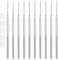 10PCS Ceramic Clay Needle Tools, Pottery Tool, Clay Detail Needles, Aluminum Alloy Sculpting Tools for Pottery, Ceramic, Polymer Clays, DIY Craft, and Intricate Carving