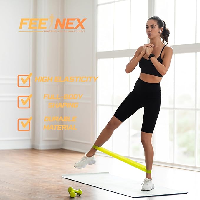 Resistance Bands for Men and Women - Exercise Set for Fitness Training, Body Stretching, Physical Therapy, Muscle Building, Strength Training