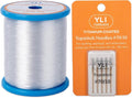 YLI Invisible Thread – Fine Polyester Monofilament for Quilting, Appliqué & Stitch-in-The-Ditch (Invisible Thread Poly & Topstitch #70/10, Combo Pack)