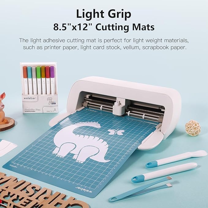 8.5"x12" Cutting Mats Compatible with Cricut Joy Xtra, Variety Adhesive(StandardGrip,LightGrip,StrongGrip,3 Mats) Sticky Non-Slip Cut Mat for Sewing Quilting Crafts