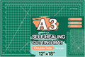 Self Healing Cutting Mat 12×18 Inch, Fabric Cutting Mats for Crafts, Double Sided Sewing Boards for Quilting Hobby Scrapbooking 5 Layers 1 Pack