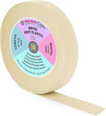 Mandala Crafts Wide 1.5 Inch Beige Elastic Bands Spool for Pants Waistbands Sewing and DIY Crafts, 50 YD Stretchy Flat Fabric Strap Knit Elastic Band for Wig