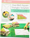 YICBOR Easy Half-Square Triangles Quilting Rulers and Template