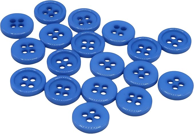 Mandala Crafts Denim Buttonhole Elastics Band Pants Waist Tightener for Jeans - 0.75 In 15 Yds Denim Elastic with Button Holes for Button Extender Waistband Belt