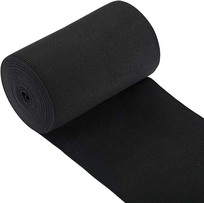 EBOOT 1 Pcs Elastic Spool (5 Inch X 5 Yard,Black)
