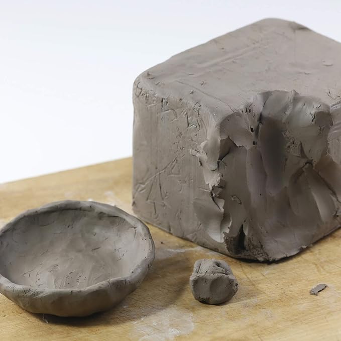 Natural Air-Dry Clay by Craft Smart - Non-Toxic Clay for Hand Modeling, Sculpting, Pottery - Gray, 10lbs