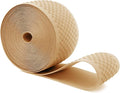 Mandala Crafts 2.5 Inch Elastic Silicone Gripper Tape for Clothing - 5 Yds Dotted Non Slip Elastic Band for Sewing - Tan Silicone Flat Fabric Stretchy Ribbon Straps