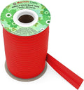 Mandala Crafts 1 Inch Single Fold Bias Tape for Sewing, Quilting, Piping, Hemming, Blanket & Quilt Binding – 40 Yards Red Fabric Seam Binding Tape