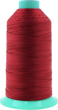Mandala Crafts Size 277 840D T270 Bonded Nylon Thread - Maroon 800 YDs Tex 270 Heavy Duty Sewing Threads for Leather, Jeans, Weaving, Outdoor Marine Upholstery