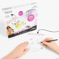 Fashion Angels Disney Princess Light Up Sketchpad, Kids Design Kit with Illuminated Tracing Pad, 5 Reusable Clings, Sticker Sheet & More for Girls Ages 8+