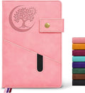 Lined Journal Notebook for Men, A5 Leather Journals for Writing Women, Hardcover Notebooks for Work,School,Note Taking,Travel,Business,Personal daily Diary,200 Page College Ruled (5.9" x 8.4")
