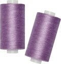 All Purpose Sewing Thread-2 Spools of Hand Polyester Sewing Thread for Sewing Machine for Hand and Machine Sewing(Violet, 2 spools)