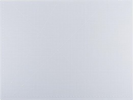 Dahle Vantage 10684 See-Through Premium Self-Healing Cutting Mat, 36"x48", 1/2" Grid, 5 Layers for Max Healing, Perfect for Crafts & Sewing, Clear