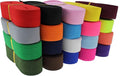 Assorted-Color Knit Elastic Band Sewing 1 inch 80 Yards Wide Knit Elastic Straps Flat Heavy Stretch Elastic Band High Elasticity Knit Binding Tape Band for DIY Craft, Bedspread, Wigs & Waist(25mm)