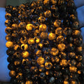 4MM 80PCS Flame Yooperlite Stone Beads Loose Beads for Jewelry Making DIY Bracelets Show Flame Color Under The Irradiation of UV Lamps