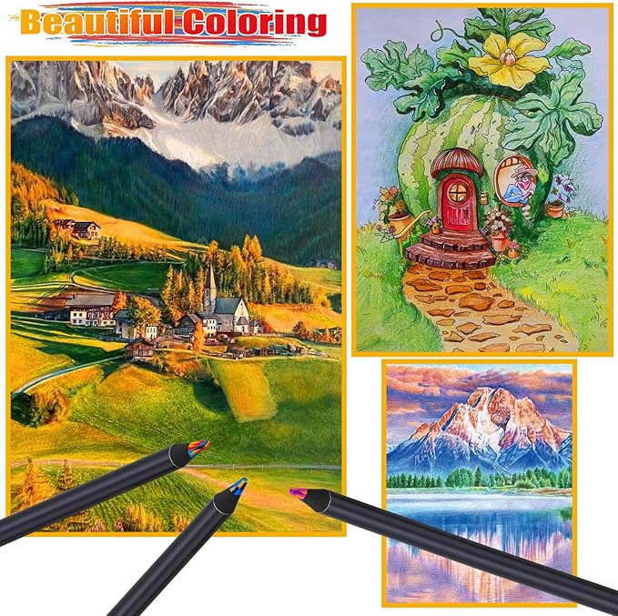 Valentines Day Gifts for Kids Classroom, Easter Basket Stuffers Essentials for Teen Girl Boys Art Supplies Trendy Stuff 12 Colored Rainbow Pencils, Birthday Party Favors Arts and Crafts 8-12 Year Old