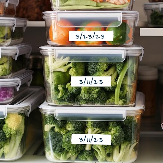 ChromaLabel 1 Inch Colored Masking Tape, Ideal for Kids, Clean Remove Labeling Tape, 500 Inch Roll (13.88 Yards), White