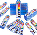 40 Pack Watercolor Paint Set Bulk,8 Colors Washable Paint Set for Kids and Adults,Water Color Paints with Brushes for Party Favors, Gifts, Art Activitie