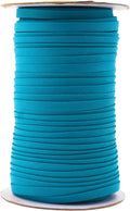 Mandala Crafts 55 Yards 1/4 Inch Teal Double Fold Bias Tape for Sewing - Bias Binding Tape for Quilting Binding, Hemming, Seam, and Fabric Piping