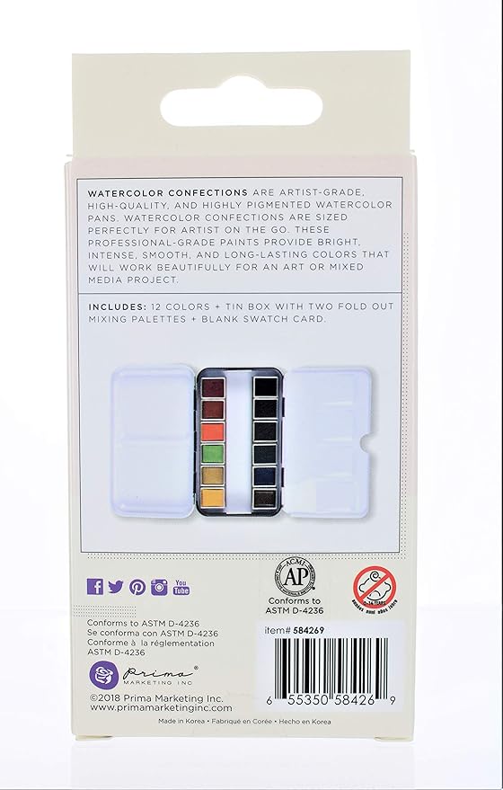 Art Philosophy Watercolor Confections® Tropicals 655350584269 Confection Confection