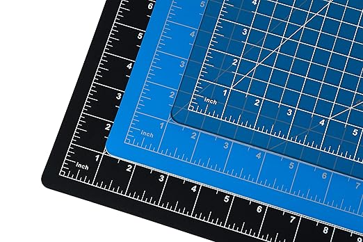 Dahle Vantage 10692 Premium Self-Healing Cutting Mat, 18"x24", 1/2" Grid, 5 Layers for Max Healing, Perfect for Crafts & Sewing, Blue
