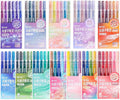 72 Colors Glitter Gel Pens Plus for Adult Metallic Writing Drawing for Birthday Cards, Christmas Cards, Art Crafts, Coloring Books, DIY Projects