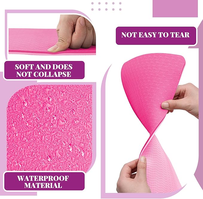 2 Pcs Sewing Machine Foot Pedal Non Slip Pad Sewing Machine Muffling Mat Reduce Vibrations Noise No Slip Pedal Accessories for Quilting (Pink)