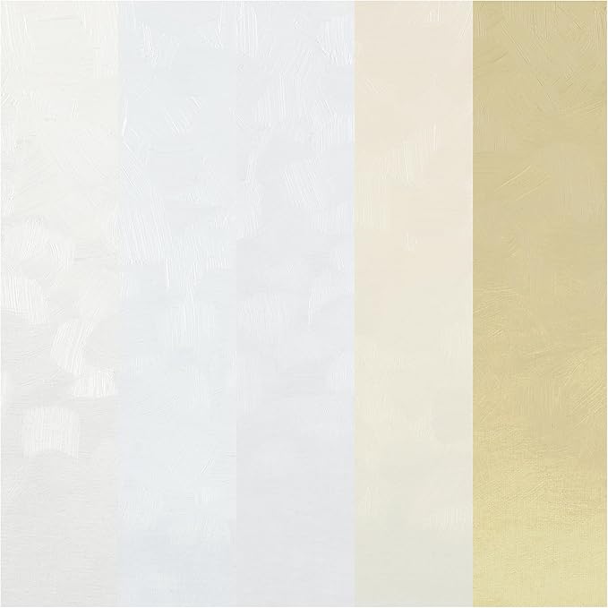 Tusc & Pine Artist Oil Paint - 40 ml Set of 5 - Modern White - Non-Yellowing, Rich & Creamy Consistency, Maximum Pigment Load, Small Batch Milled Oil Paints Developed for Professional Artists