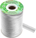 Mandala Crafts 1 Inch Single Fold Bias Tape for Sewing, Quilting, Piping, Hemming, Blanket & Quilt Binding – 40 Yards Metallic Silver Fabric Seam Binding Tape