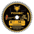 FOXBC 6-1/2 Inch Track Saw Blade 20mm Arbor 56T for Makita Plunge Saw Blade, DeWalt Track Saw, Wood Cutting, 165mm, Kerf 1.8mm