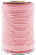 Mandala Crafts 55 Yards 1/2 Inch Blush Double Fold Bias Tape for Sewing - Bias Binding Tape for Quilting Binding, Hemming, Seam, and Fabric Piping