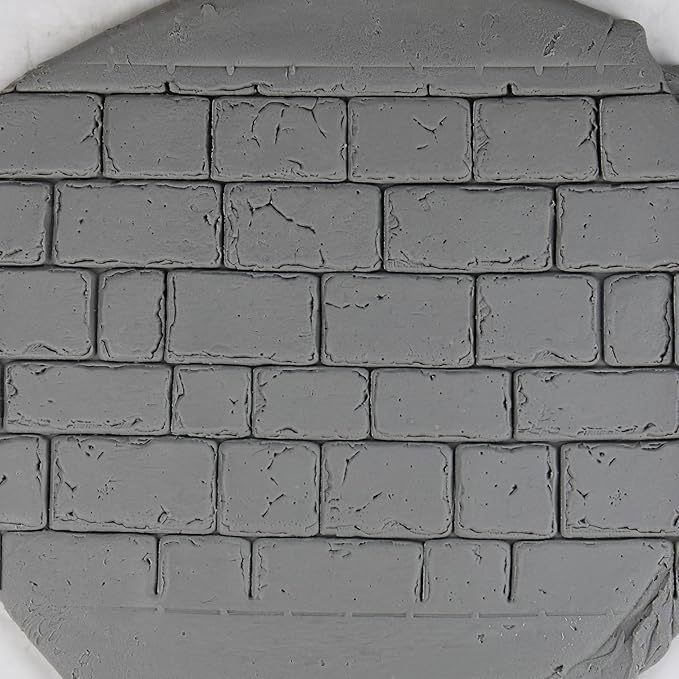 Bricks Clay Texture Roller (4") - Seamless Set #01 - Embossing Pattern Roller for Polymer & Ceramic Clay, Pottery & Crafts