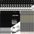 288 Pcs Drawing Sketching Pencil Set Professional (12b - 4h) Graphite Charcoal Gift Bulk for Artists Beginners, Pro Artists, Drawing Art, Sketching