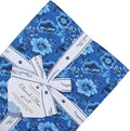 Tinyspool & Co. 100% American Cotton Fabric – 3 Yard Cut Quilting Fabric – Prewashed Preshrunk Yardage for Quilt Backing Borders Binding Sewing Crafts – Eternal Bleu No.9 – Oriental Blue