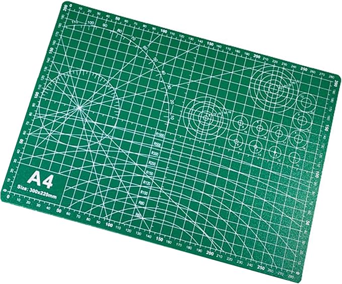 A4 Self Healing Sewing Mat,12 x 9 inches Double Sided 5-Ply Craft Cutting Mat Flexible Non Slip Craft Cutting Mat (A4)